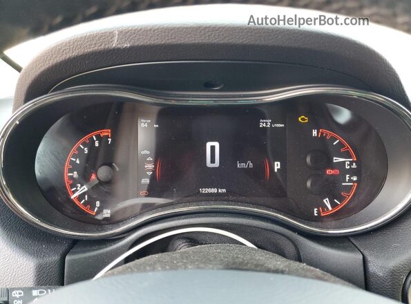 1C4RDJDG7LC106683 2020 DODGE DURANGO Black Widok zestawu wskaźników