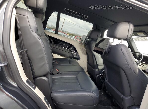 NJ1639E 2023 LAND ROVER RANGE Gray Вид задньої частини салону