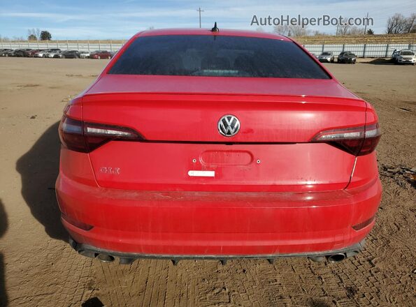3VW6T7BU9MM083051 2021 VOLKSWAGEN JETTA Красный Вид сзади