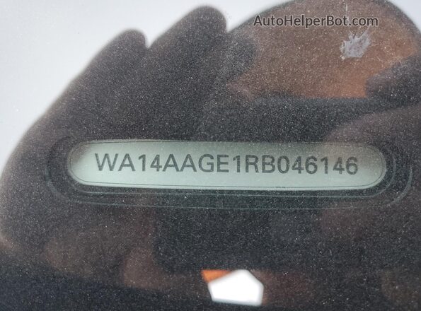 WA14AAGE1RB046146 2024 AUDI Q8 Black VIN sticker view