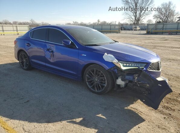 19UDE2F83LA000246 2020 ACURA ILX Синий Передняя правая четверть