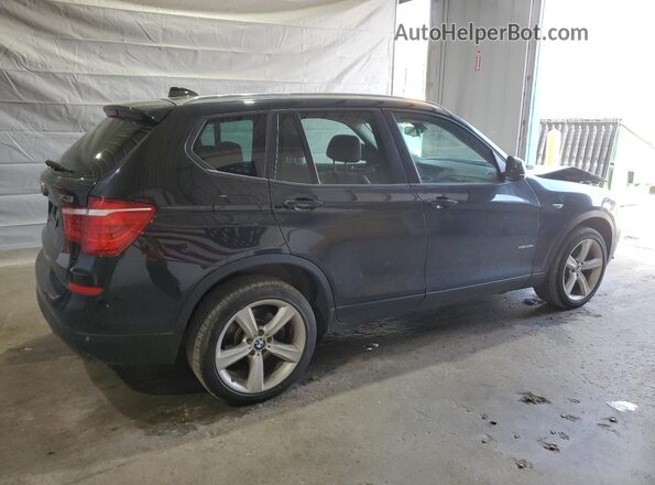 5UXWX9C52H0T14244 2017 BMW X3 Black Հետևի աջ