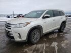 2019 Toyota Highlander Hybrid White vin: 5TDJGRFH3KS064874