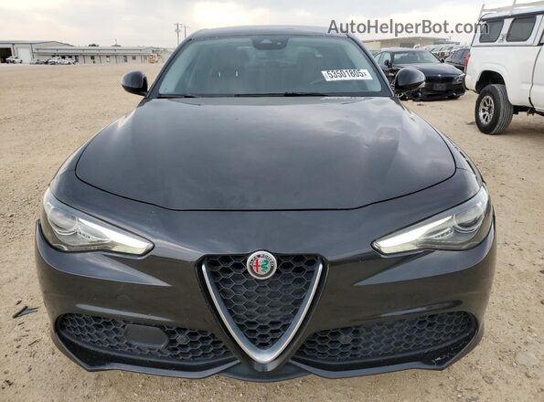 ZARFAEEN6J7564291 2018 ALFA ROMEO GIULIA Black Front view