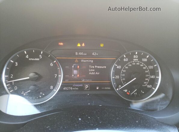 3PCAJ5M39KF144444 2019 INFINITI QX50 Белый Вид щитка приборов