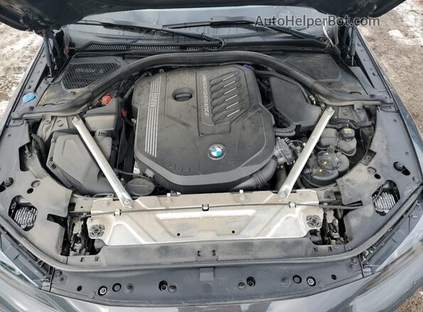 WBA13AR04NCJ02389 2022 BMW M4 Серый Вид задней части салона