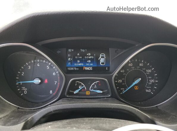1FADP3FE0JL229964 2018 FORD FOCUS Black Vista del cuadro de instrumentos