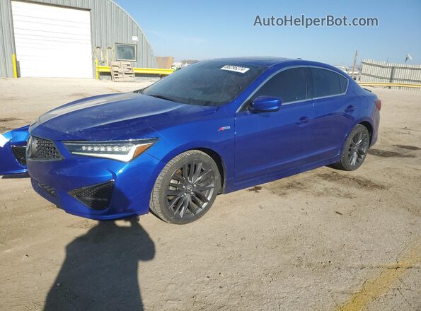 19UDE2F83LA000246 2020 ACURA ILX Синий Передняя левая четверть