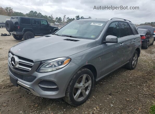 4JGDA5HB6GA695506 2016 MERCEDES-BENZ GLE Silver Առջևի ձախ երեք քառորդ տեսարան