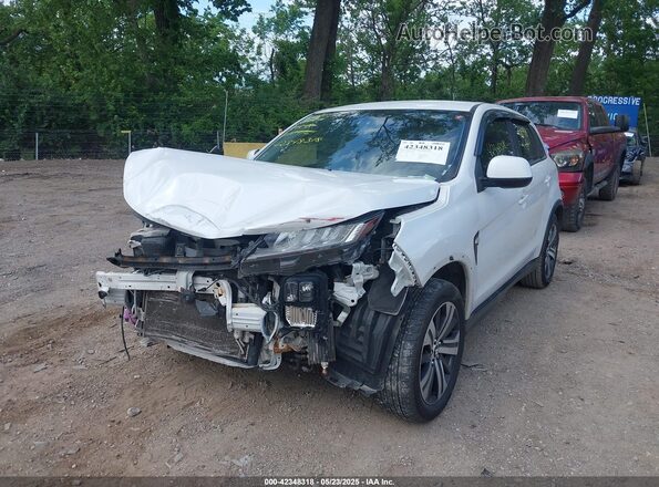 JA4AP3AU0LU010456 2020 MITSUBISHI OUTLANDER SPORT Белый Передняя левая четверть