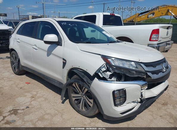 JA4AP3AU6LU012728 2020 MITSUBISHI OUTLANDER SPORT White Przód prawy