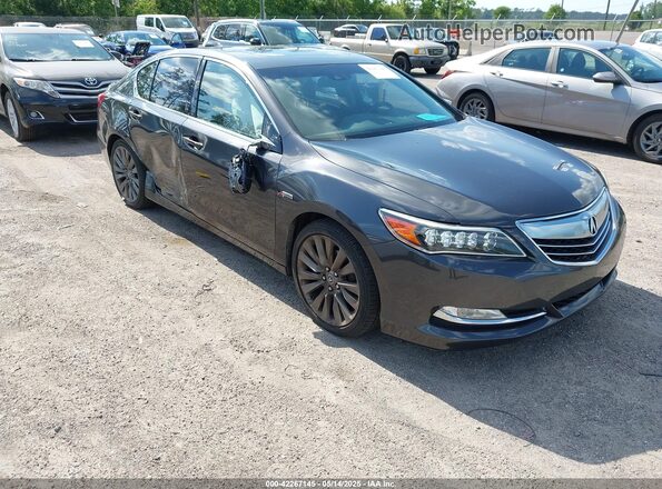 JH4KC1F52HC000146 2017 ACURA RLX Коричневый Передняя правая четверть