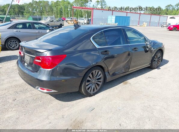 JH4KC1F52HC000146 2017 ACURA RLX Коричневый Задняя правая четверть