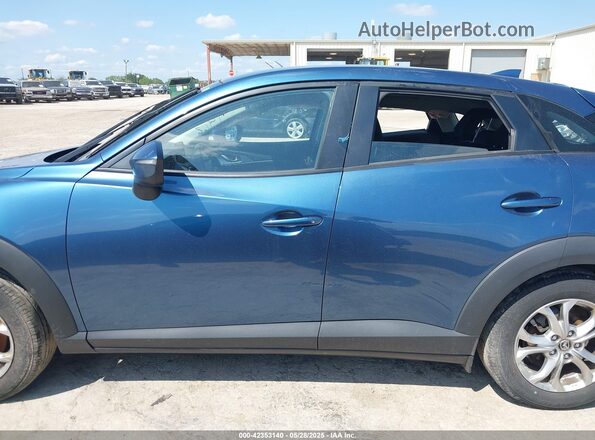 JM1DKFB74L1474895 2020 MAZDA CX-3 Синий Вид задней части салона