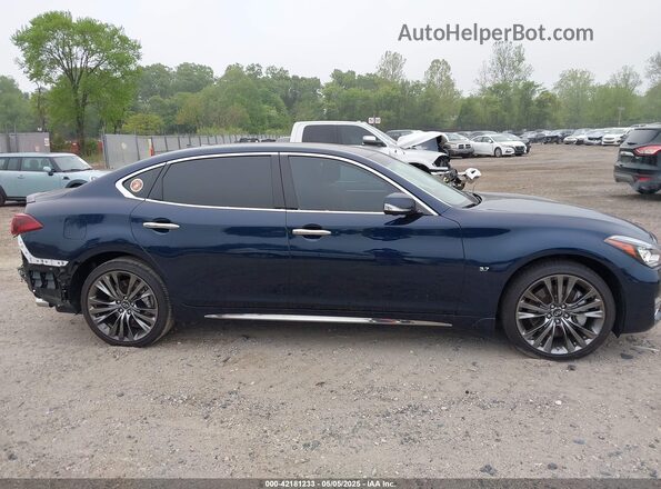 JN1BY1PR1HM210769 2017 INFINITI Q70L Dark Blue Вид задньої частини салону