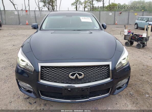 JN1BY1PR1HM210769 2017 INFINITI Q70L Dark Blue Вид щитка приладів
