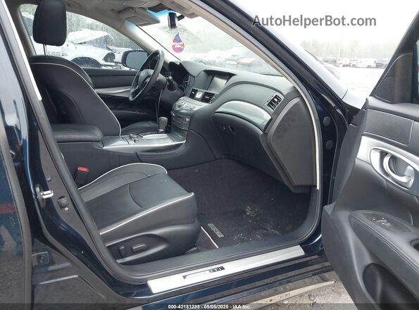 JN1BY1PR1HM210769 2017 INFINITI Q70L Dark Blue Вид салону спереду