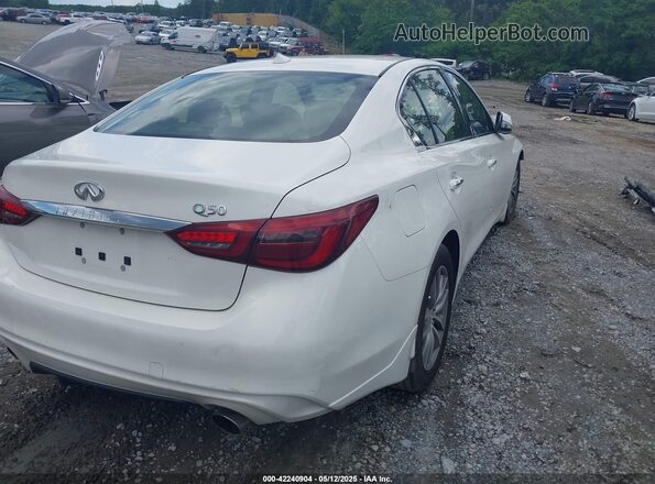 JN1EV7APXMM700248 2021 INFINITI Q50 Белый Задняя правая четверть