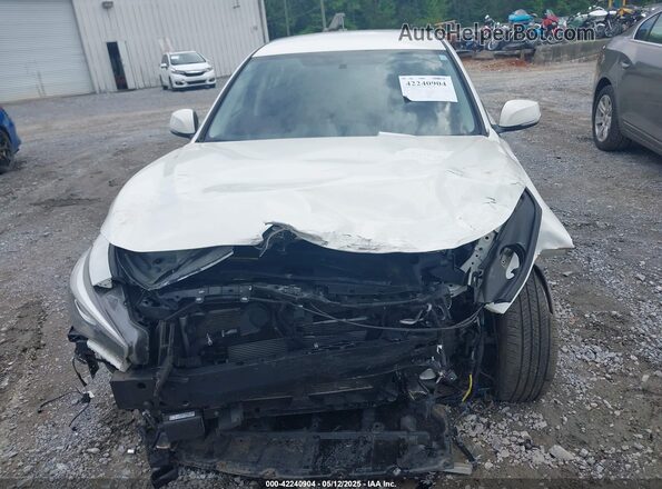 JN1EV7APXMM700248 2021 INFINITI Q50 Белый Вид щитка приборов