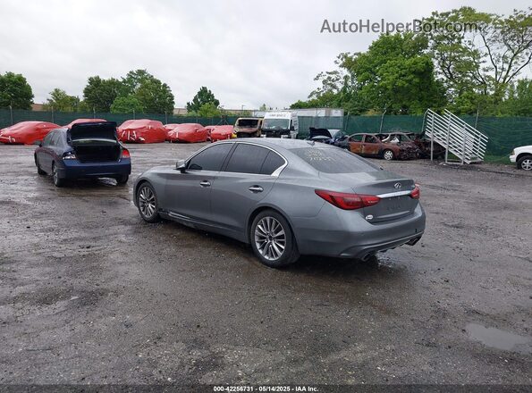 JN1EV7BP3MM702339 2021 INFINITI Q50 Серый Задняя левая четверть
