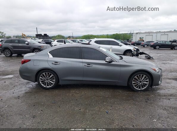 JN1EV7BP3MM702339 2021 INFINITI Q50 Серый Вид щитка приборов