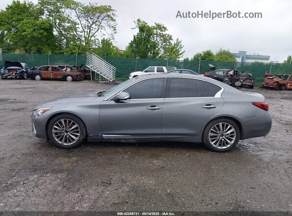 JN1EV7BP3MM702339 2021 INFINITI Q50 Серый Вид задней части салона