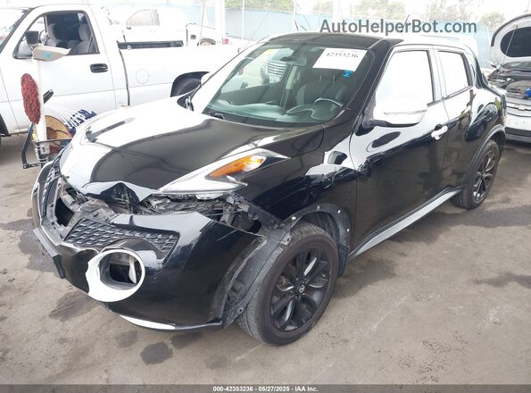 JN8AF5MVXHT753331 2017 NISSAN JUKE Черный Передняя левая четверть