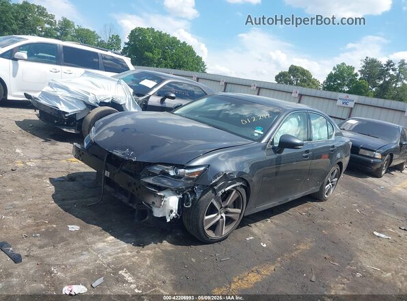 JTHBZ1BL5HA012242 2017 LEXUS GS Черный Передняя левая четверть