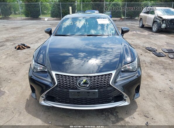JTHSE5BC7H5008141 2017 LEXUS RC Черный Вид щитка приборов
