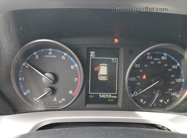 JTMRFREV8JD233911 2018 TOYOTA RAV4 Blue Սարքավորումների վահանակի տեսք