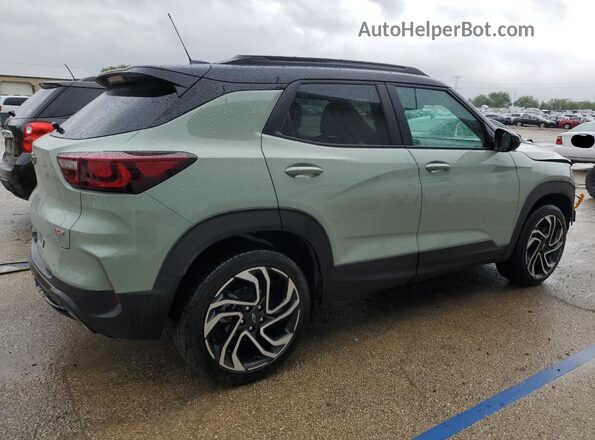 KL79MTSL6RB140265 2024 CHEVROLET TRAILBLAZER Green Tył prawy
