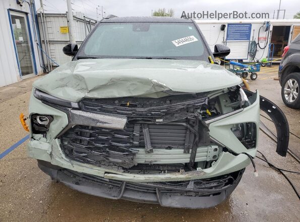 KL79MTSL6RB140265 2024 CHEVROLET TRAILBLAZER Green Widok z przodu