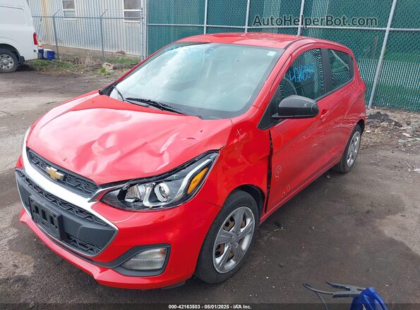 KL8CB6SA0LC479452 2020 CHEVROLET SPARK Red Передня ліва чверть