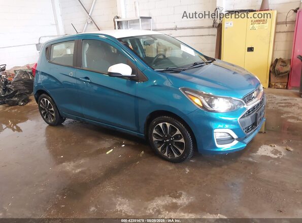 KL8CC6SA3MC715025 2021 CHEVROLET SPARK Синий Передняя правая четверть