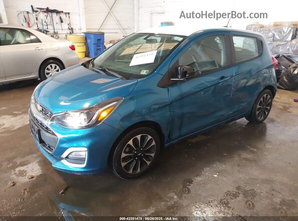 KL8CC6SA3MC715025 2021 CHEVROLET SPARK Синий Передняя левая четверть