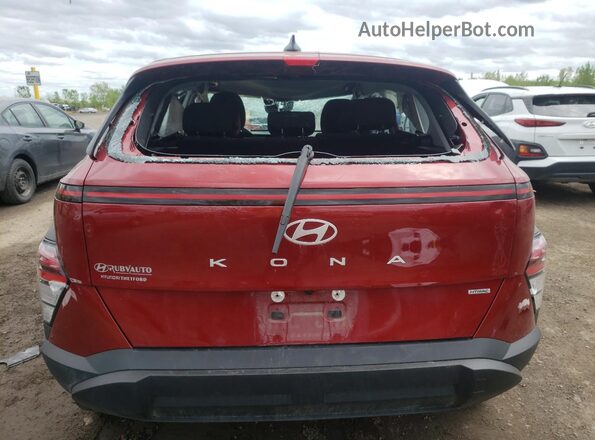 KM8HACAB5RU118922 2024 HYUNDAI KONA Burgundy Вид ззаду