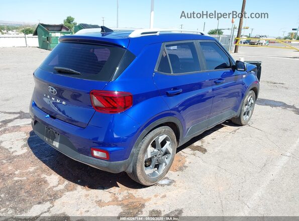 KMHRC8A33MU118933 2021 HYUNDAI VENUE Синий Задняя правая четверть