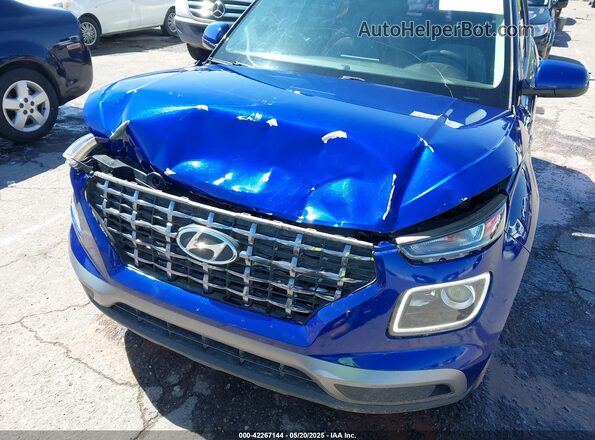 KMHRC8A33MU118933 2021 HYUNDAI VENUE Синий Вид спереди