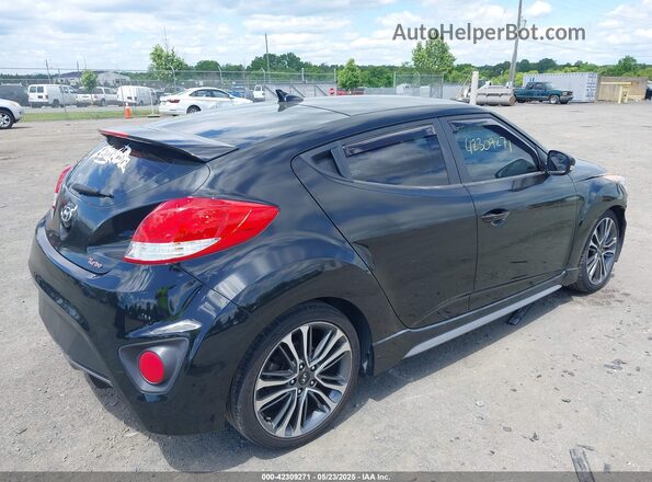 KMHTC6AE1GU250010 2016 HYUNDAI VELOSTER Black Tył prawy