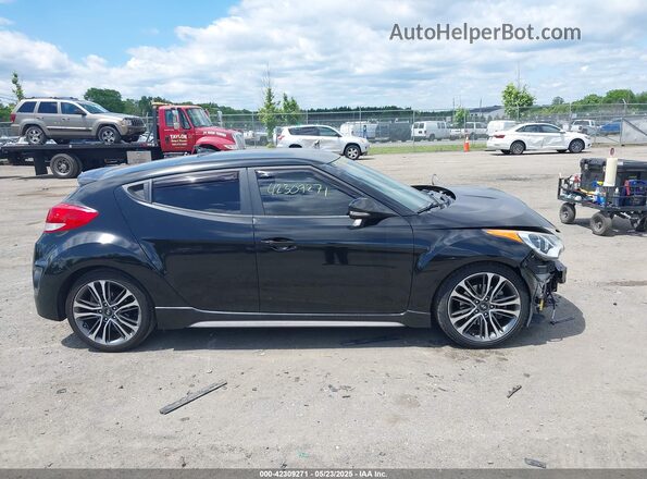 KMHTC6AE1GU250010 2016 HYUNDAI VELOSTER Black Widok wnętrza z tyłu