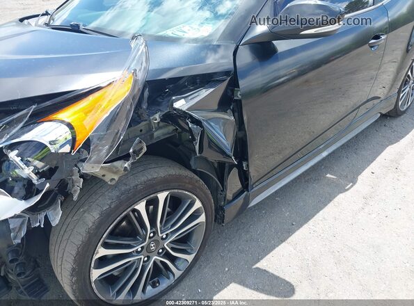 KMHTC6AE1GU250010 2016 HYUNDAI VELOSTER Black Widok z przodu