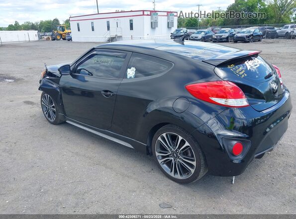 KMHTC6AE1GU250010 2016 HYUNDAI VELOSTER Black Tył lewy