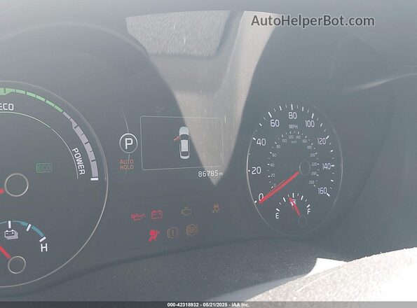 KNAGV4LD1H5018072 2017 KIA OPTIMA PLUG-IN HYBRID Белый Вид задних сидений