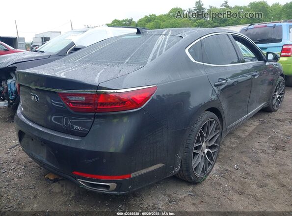 KNALC4J10H5066871 2017 KIA CADENZA Серый Задняя правая четверть