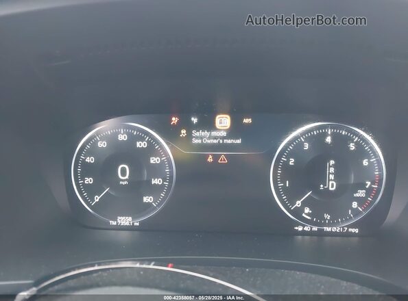 LVYA22MKXLP173955 2020 VOLVO S90 White Widok tylnych siedzeń