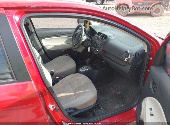 ML32F3FJ3HH004052 2017 MITSUBISHI MIRAGE G4 Red Vista interior delantera