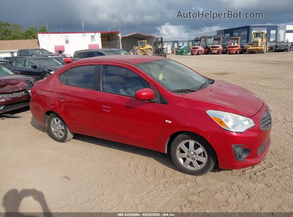 ML32F3FJ3HH004052 2017 MITSUBISHI MIRAGE G4 Red Vista interior trasera