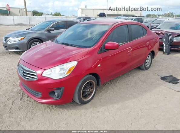 ML32F3FJ3HH004052 2017 MITSUBISHI MIRAGE G4 Red Vista tres cuartos delantera izquierda