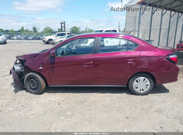 ML32FUFJ0PHF01177 2023 MITSUBISHI MIRAGE G4 Burgundy სალონის 360-გრადუსიანი ხედი