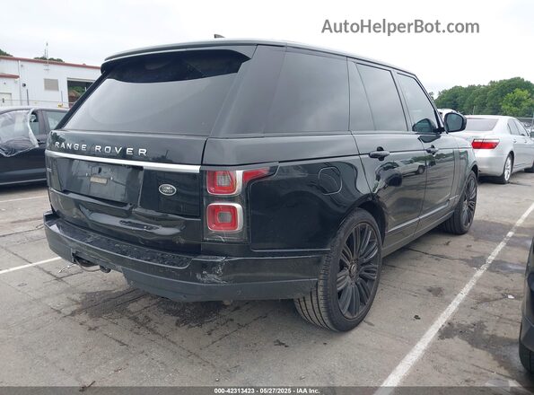 SALGS2SV3KA546424 2019 LAND ROVER RANGE ROVER Черный Задняя правая четверть